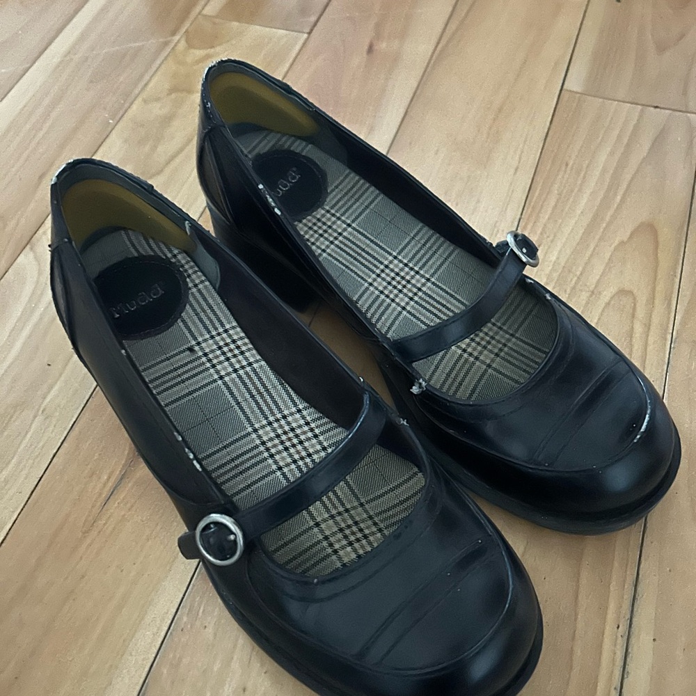 Mudd Black Mary Jane Flats